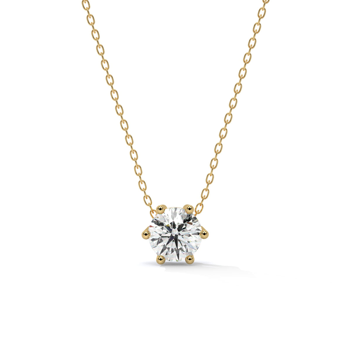 Solitaire Diamond Pendant