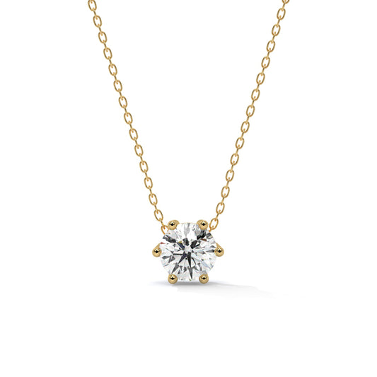 Solitaire Diamond Pendant