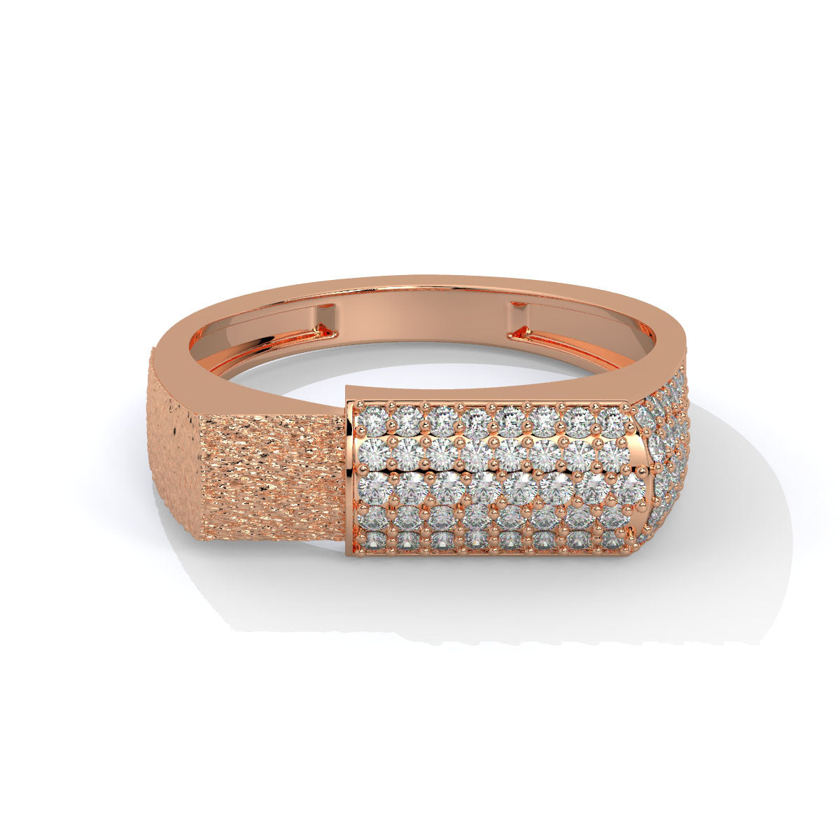 Lustrous Majesty – Men's Diamond Ring