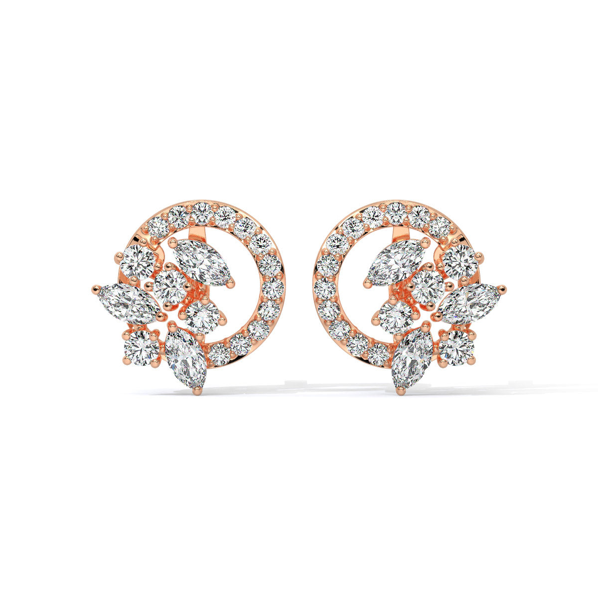 Virelia Bloom Diamond Studs