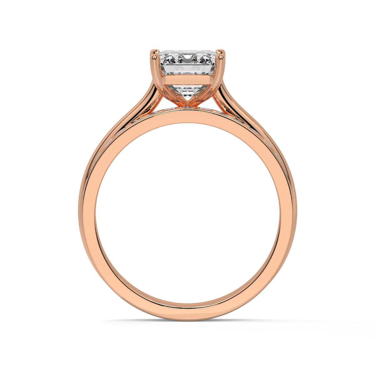Royale Pathway Emerald-Cut Bypass Ring