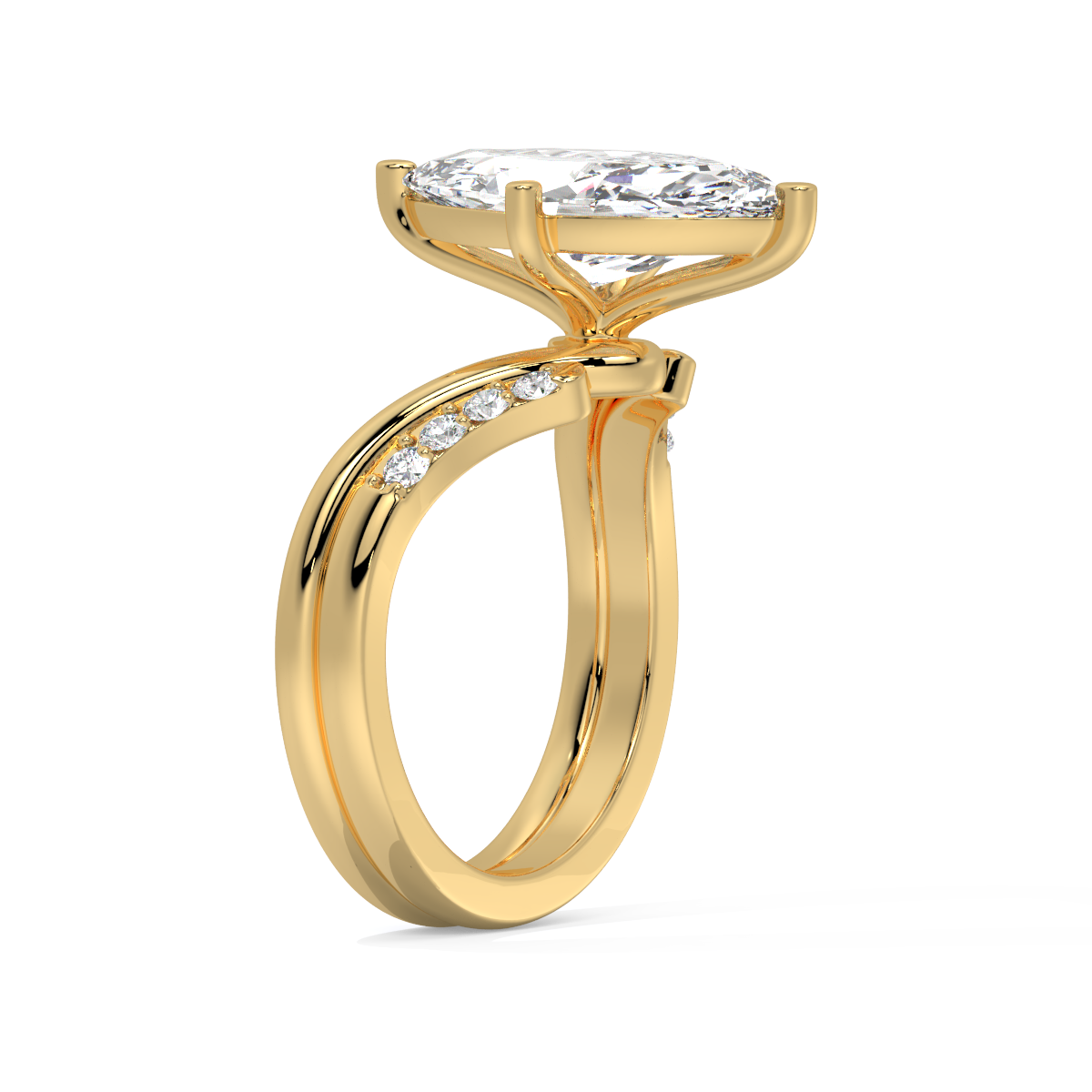 The Marquise Bypass Diamond Ring
