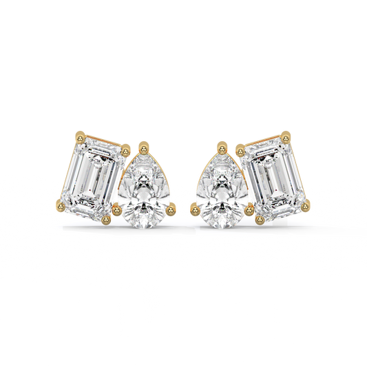 The Duo-Cut Diamond Studs