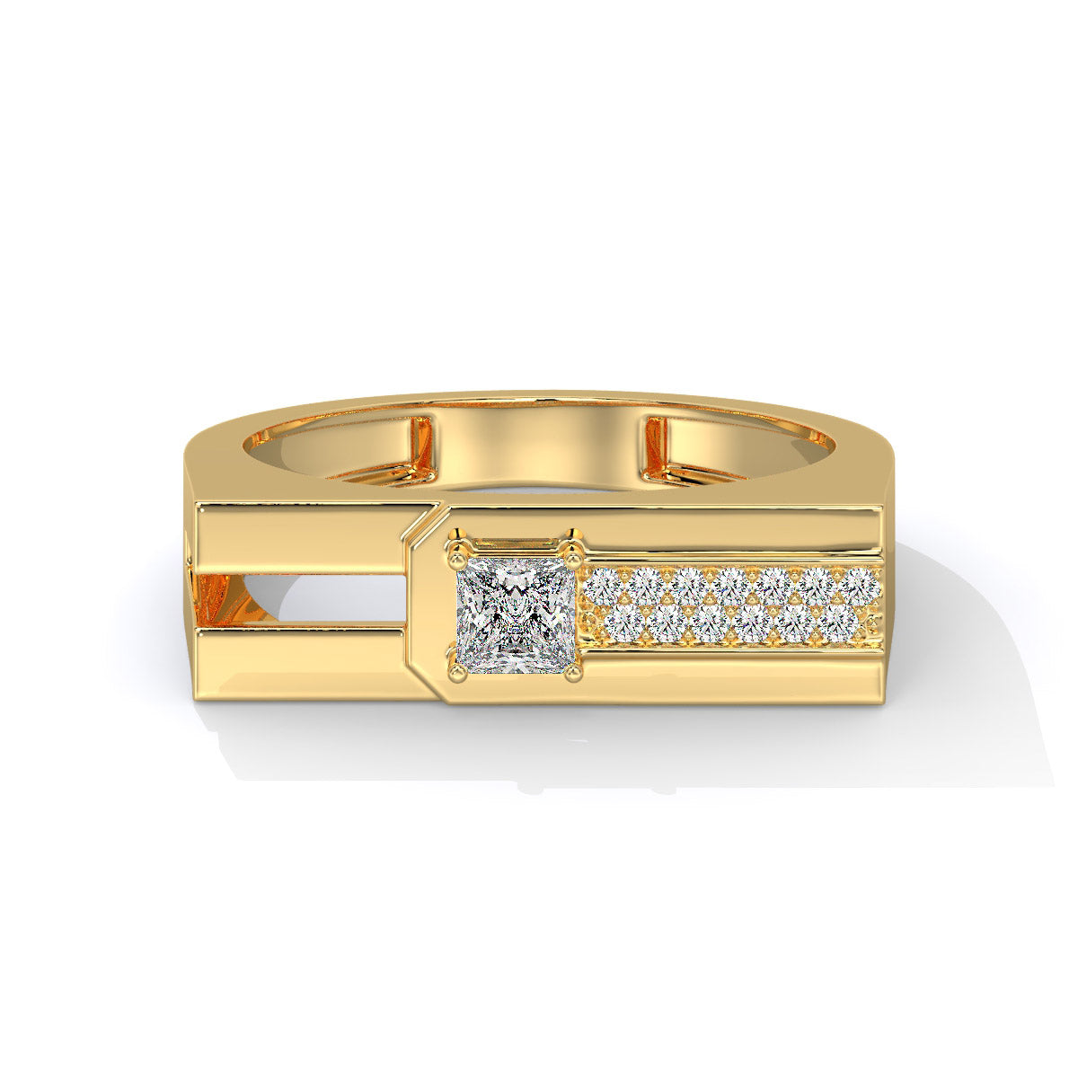 Stratos Line Modern Men's Ring