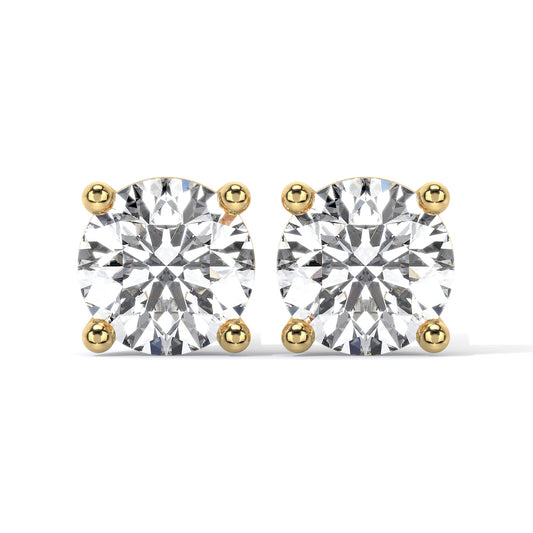 Round-Cut Diamond Studs