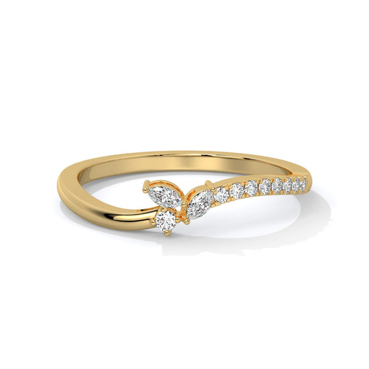Butterfly Gleam Diamond Elegance Ring