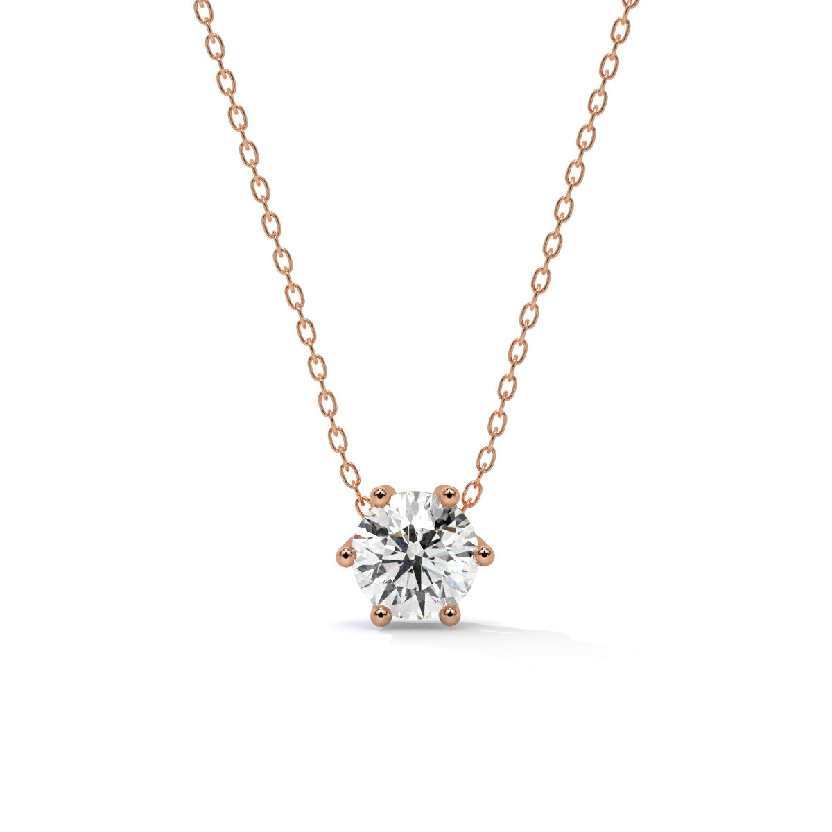 Solitaire Diamond Pendant