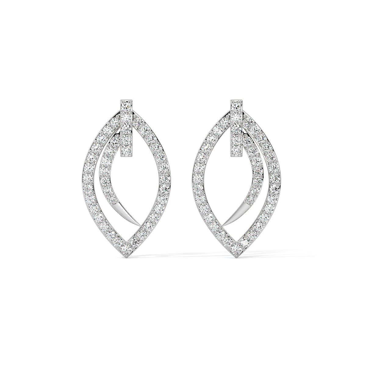 Serenique Sparkle Frame Diamond Drops