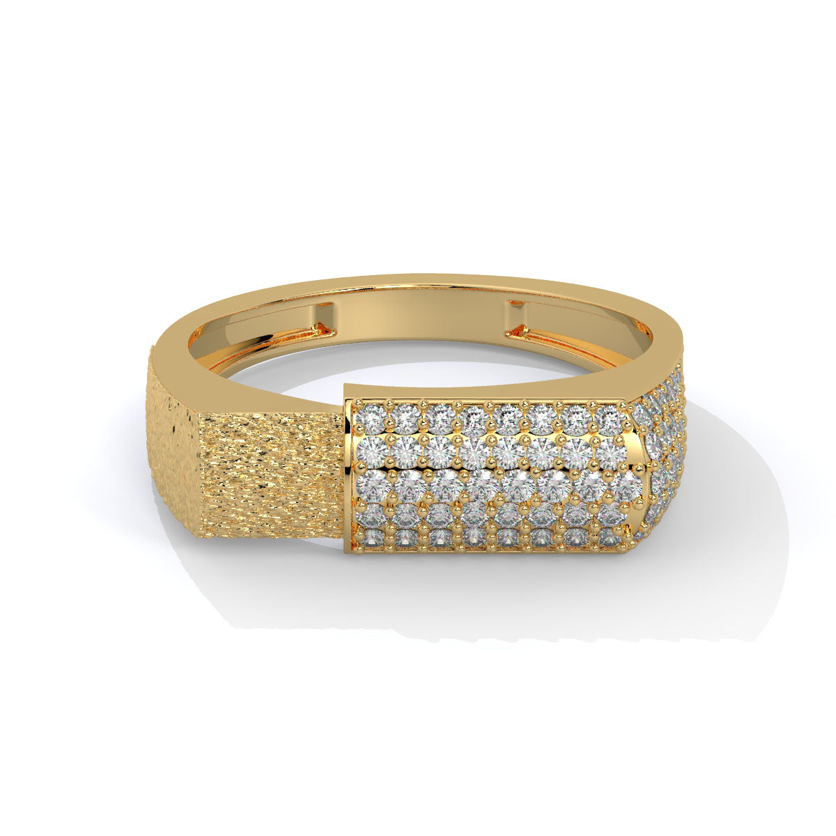 Lustrous Majesty – Men's Diamond Ring