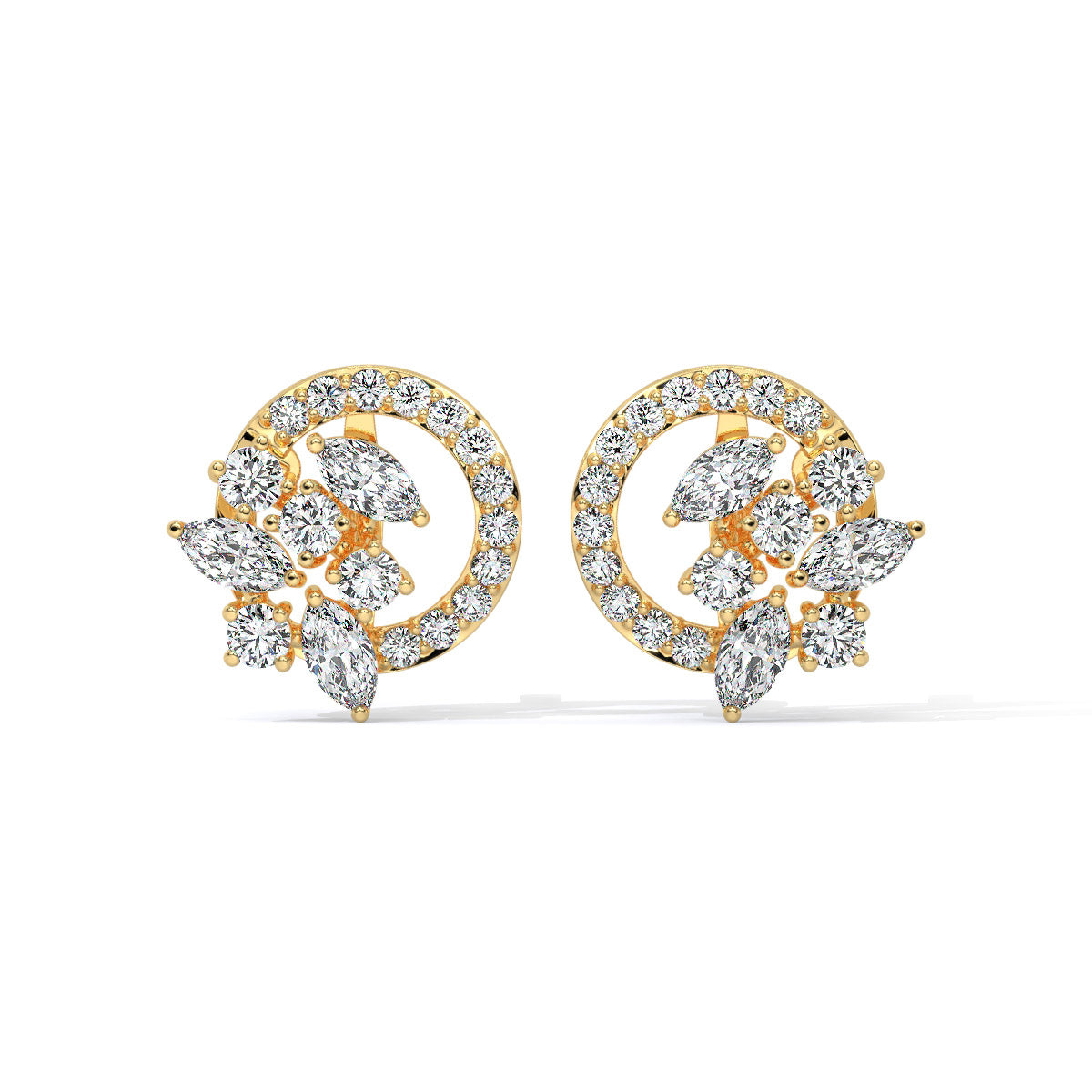 Virelia Bloom Diamond Studs