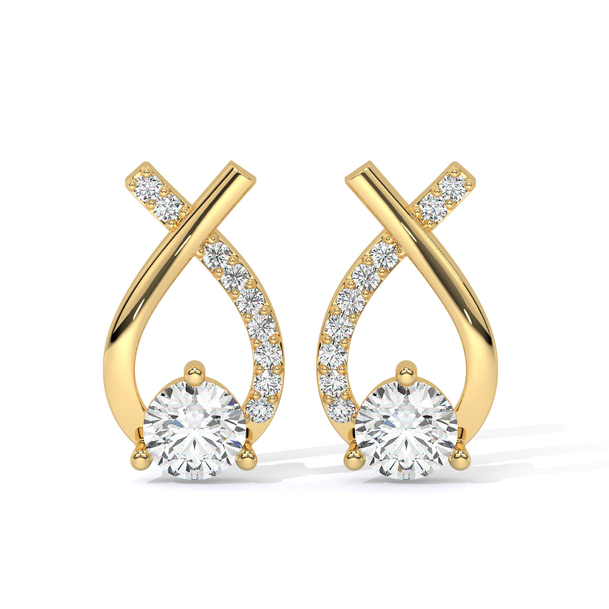 Elegance Infinity Diamond Studs