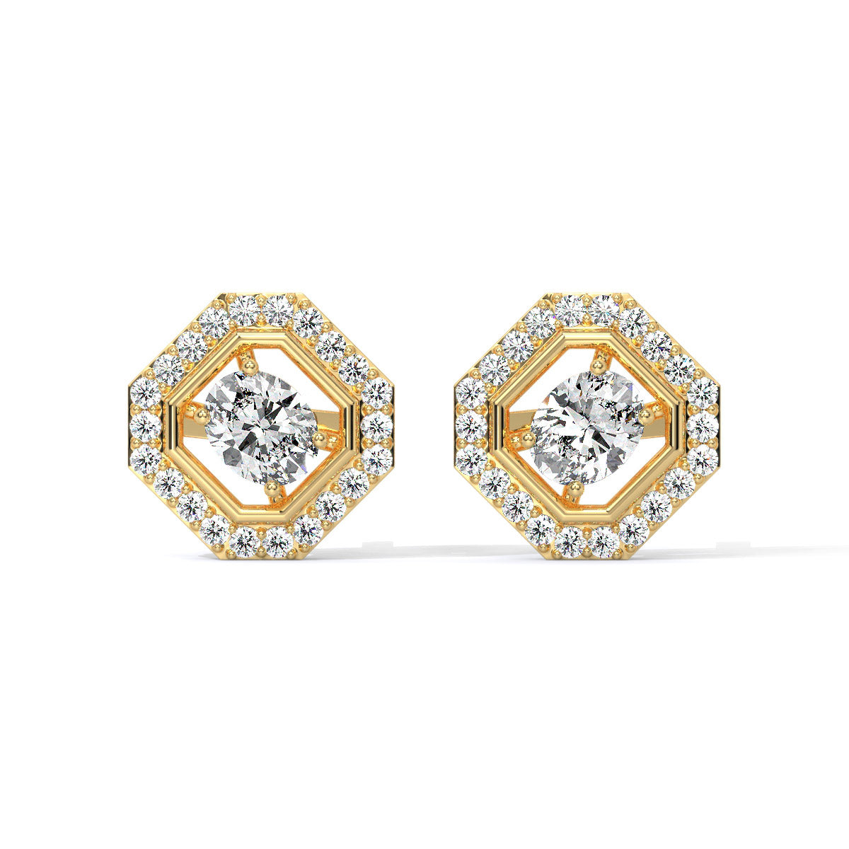 Prismara Glow Diamond Studs