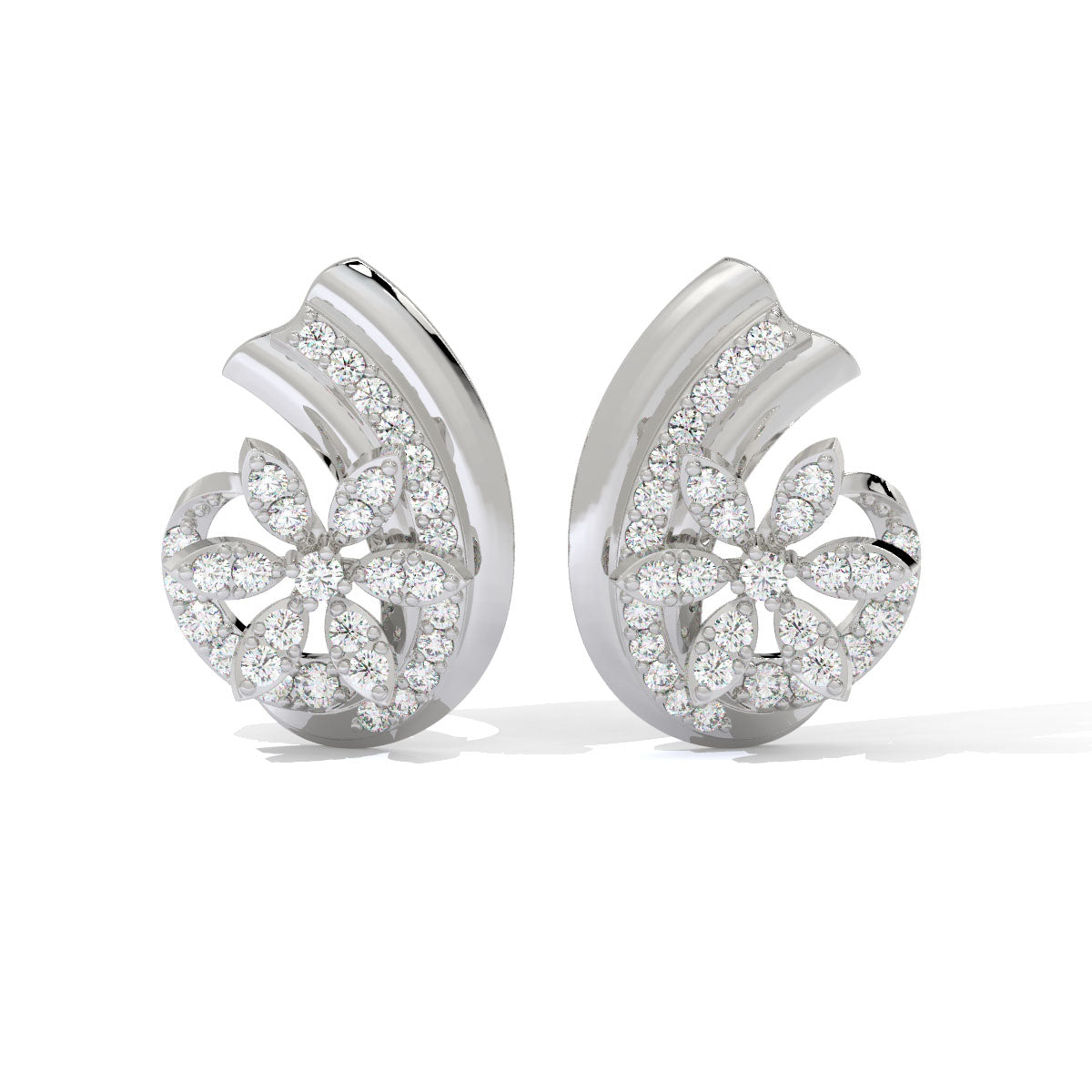 Blooming Radiance Diamond Studs
