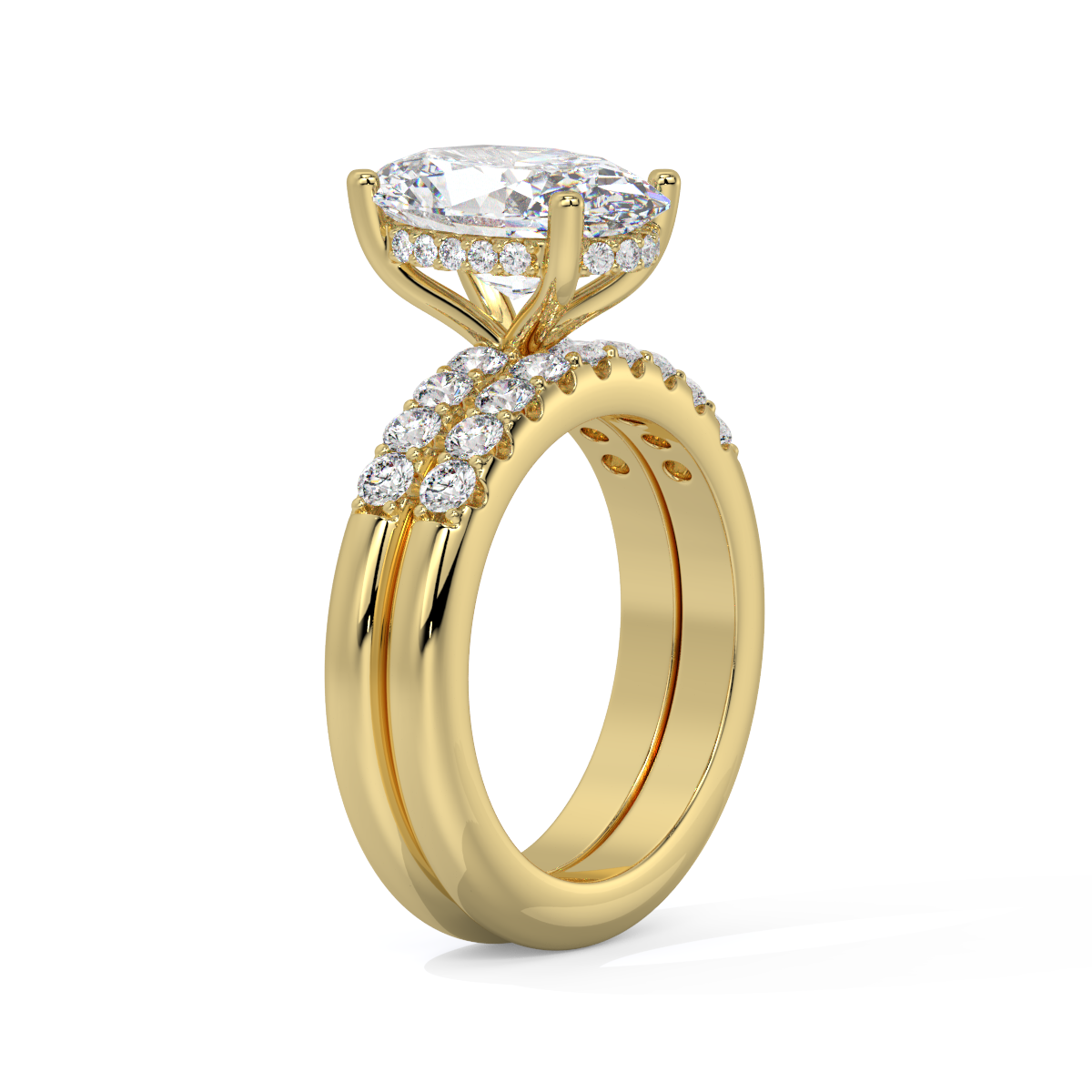 Pure Essence Bypass diamond Ring