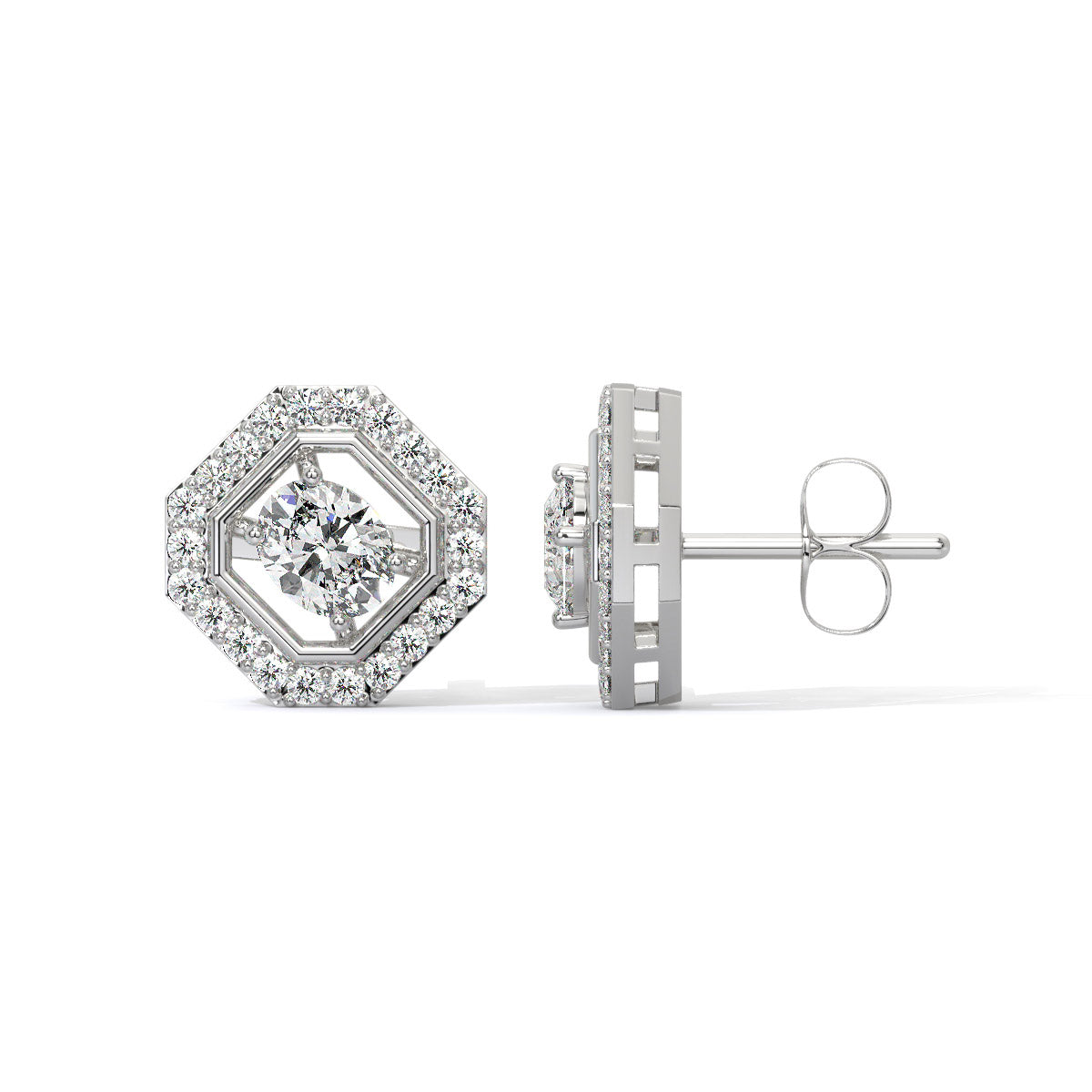 Prismara Glow Diamond Studs