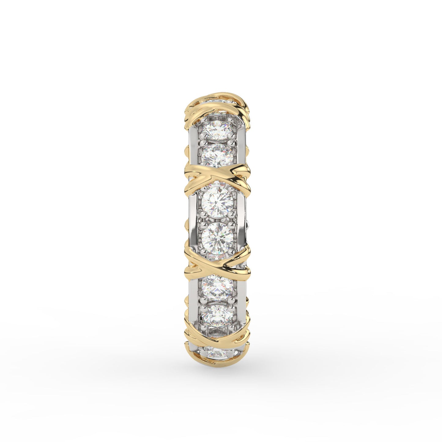 Timeless Two-Tone Diamond Ring