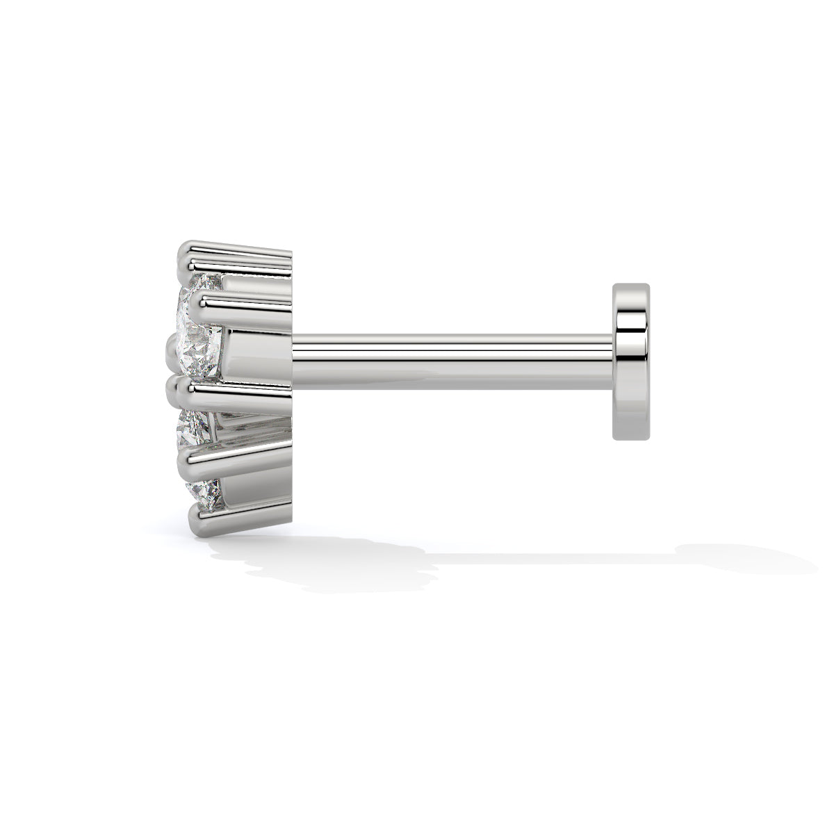 Dazzle Trio Diamond Nose Pin