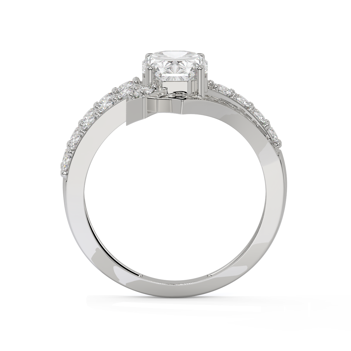 Old Mine Cut Diamond Ring