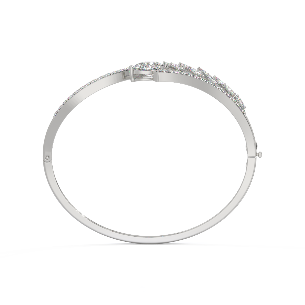 The Adrift Rose-Cut Diamond Bangle
