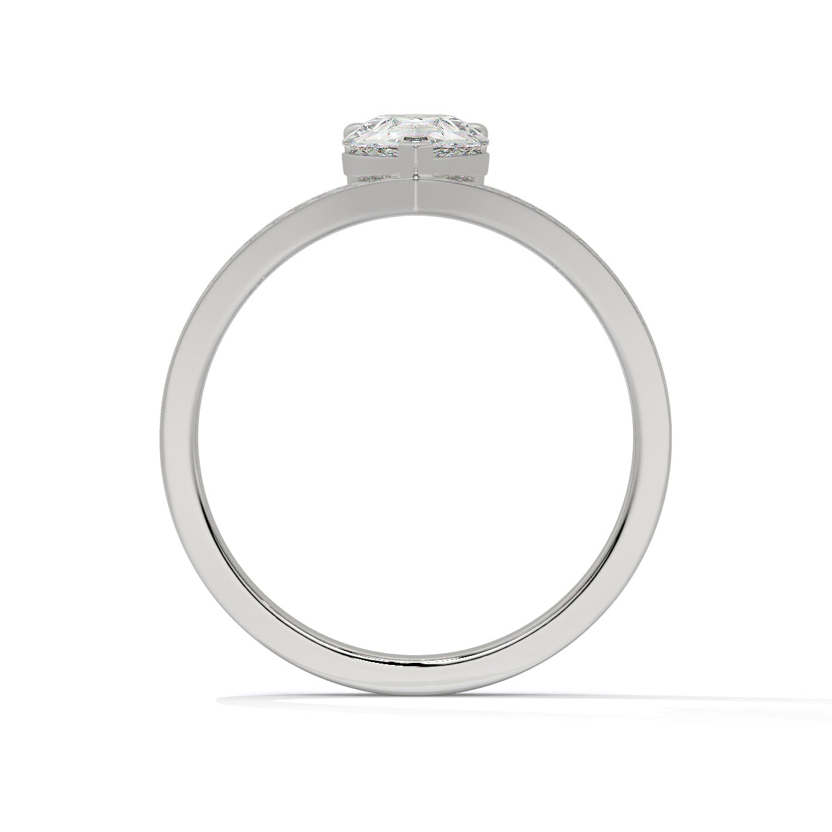 Exquisite Pear-Cut Diamond Ring