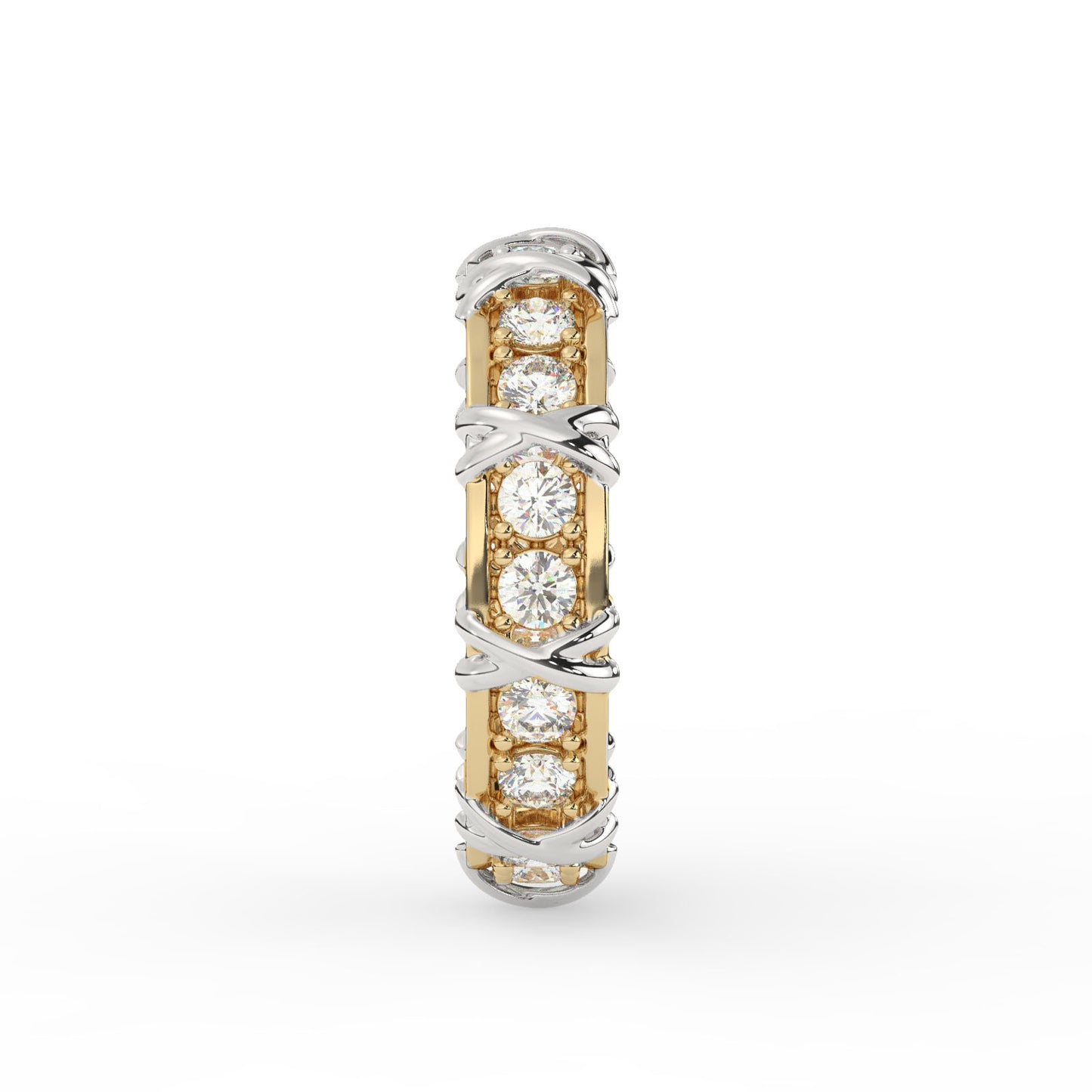 Timeless Two-Tone Diamond Ring