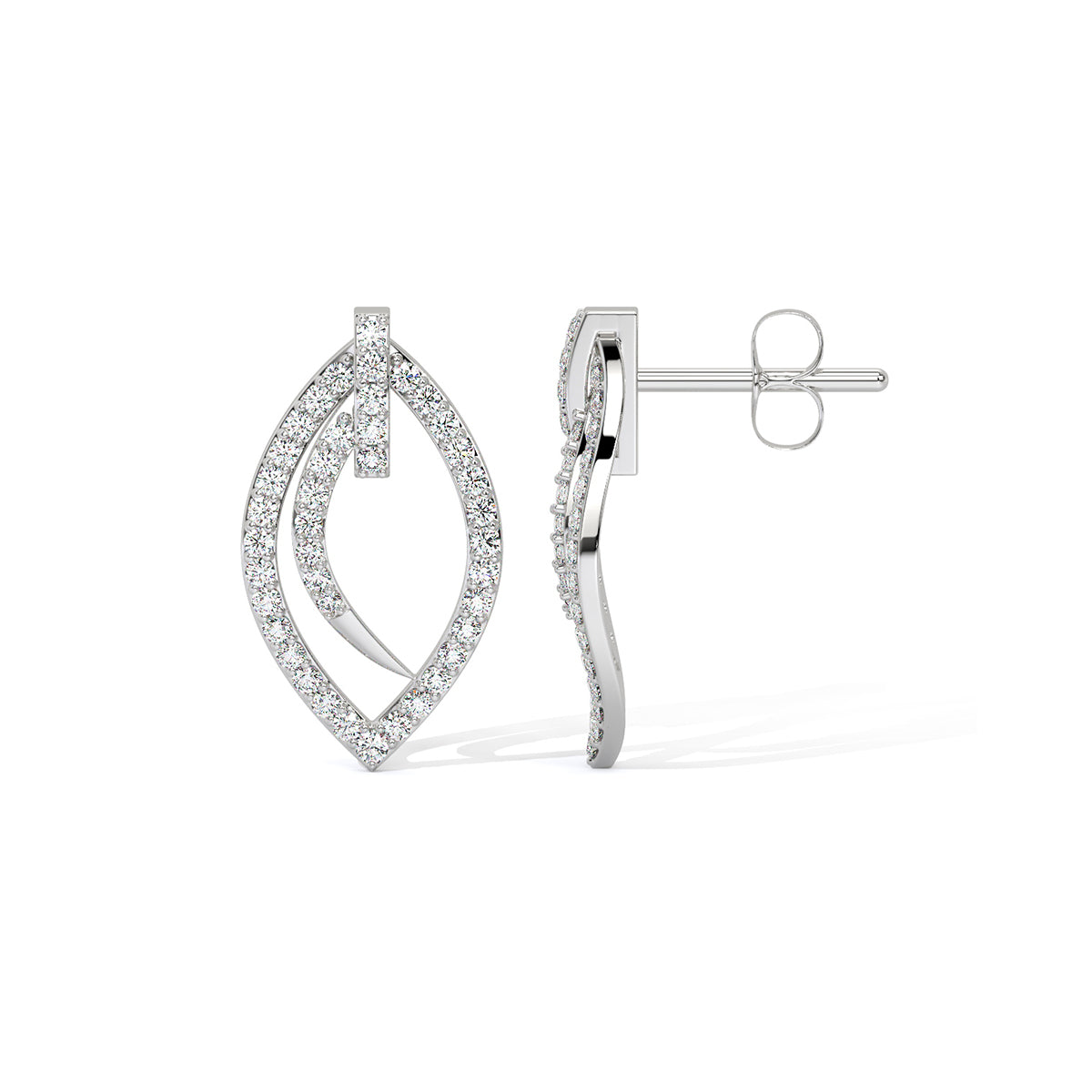 Serenique Sparkle Frame Diamond Drops