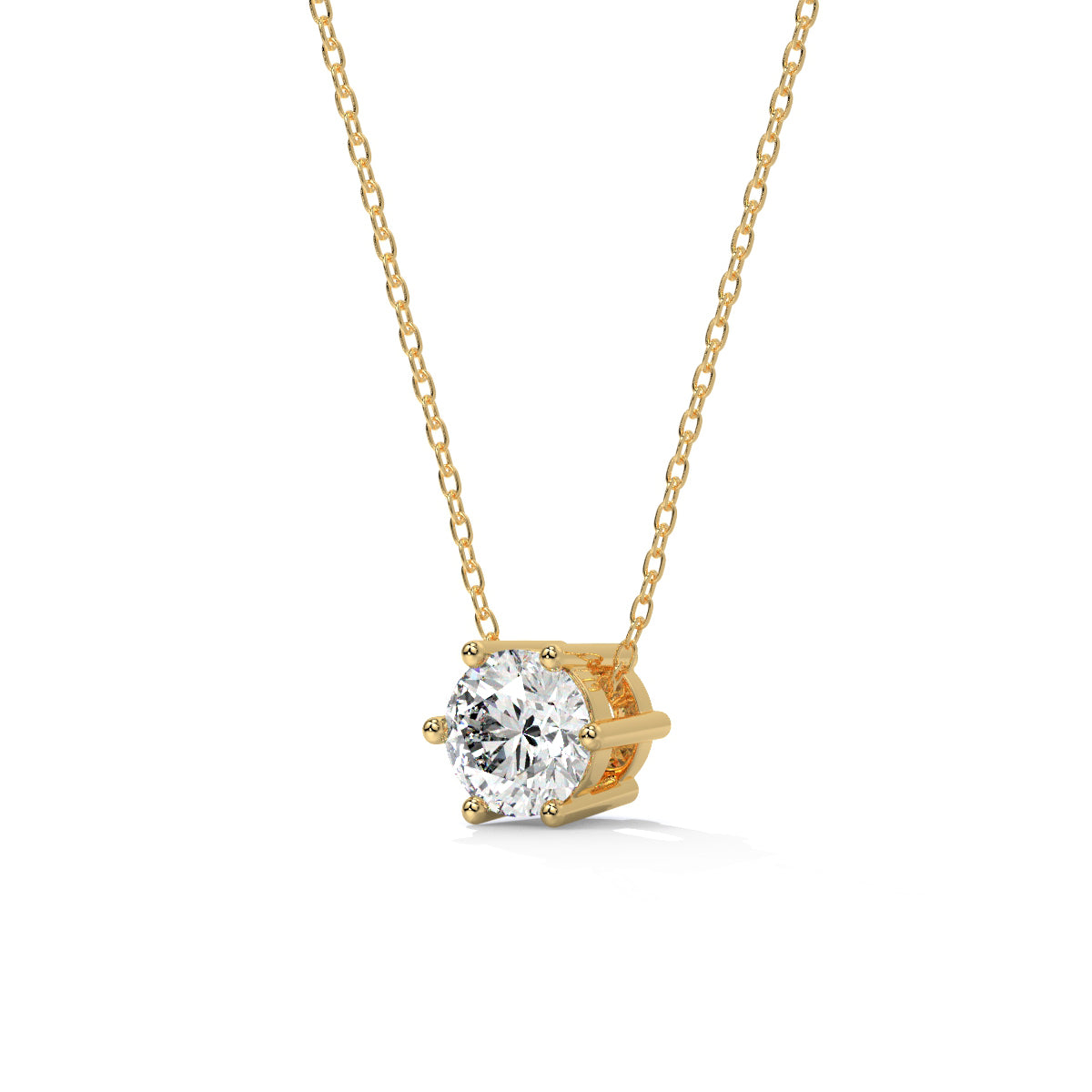 Solitaire Diamond Pendant