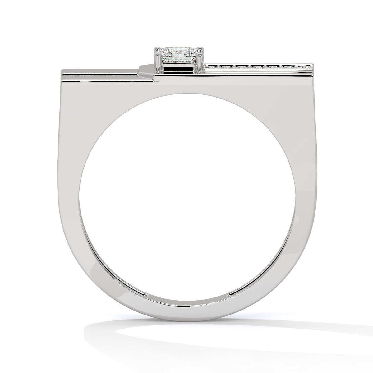 Stratos Line Modern Men's Ring