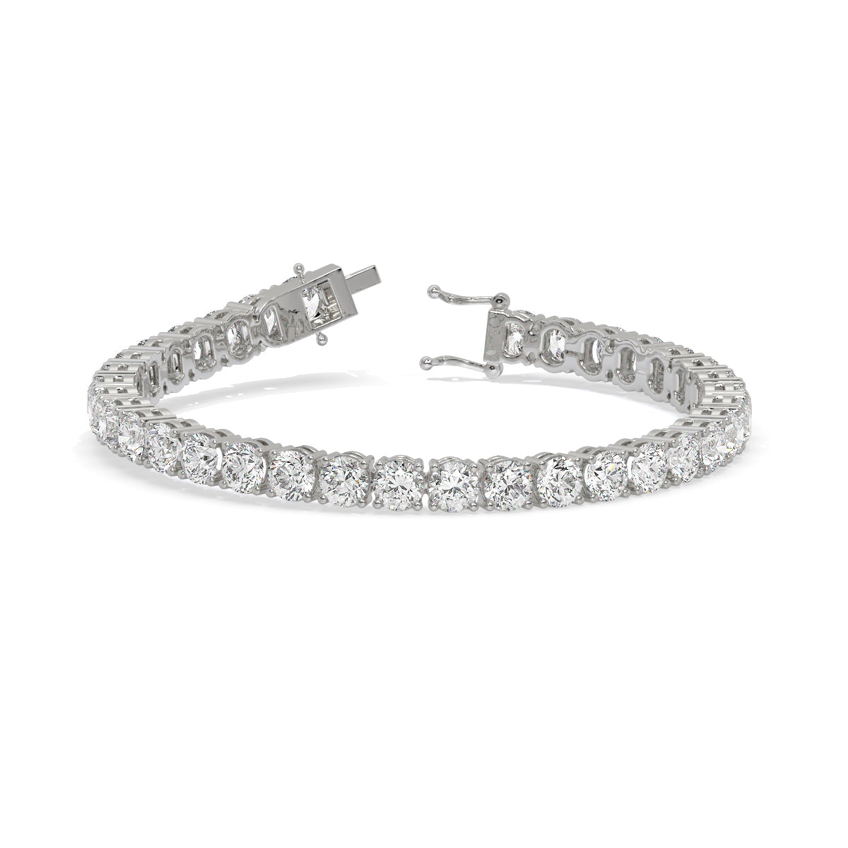 Forever Line Diamond Tennis Bracelet