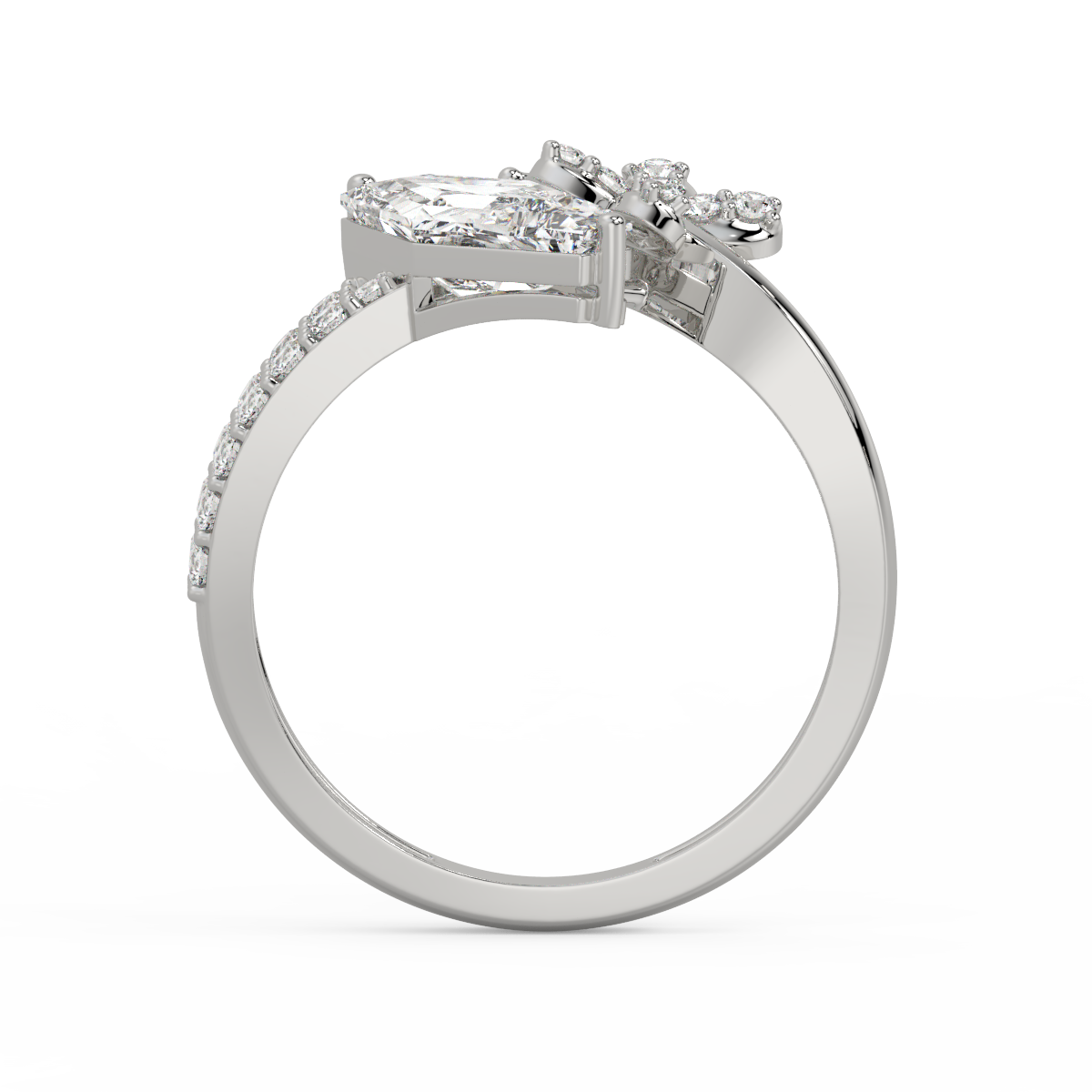 Butterfly Serenade Diamond Ring