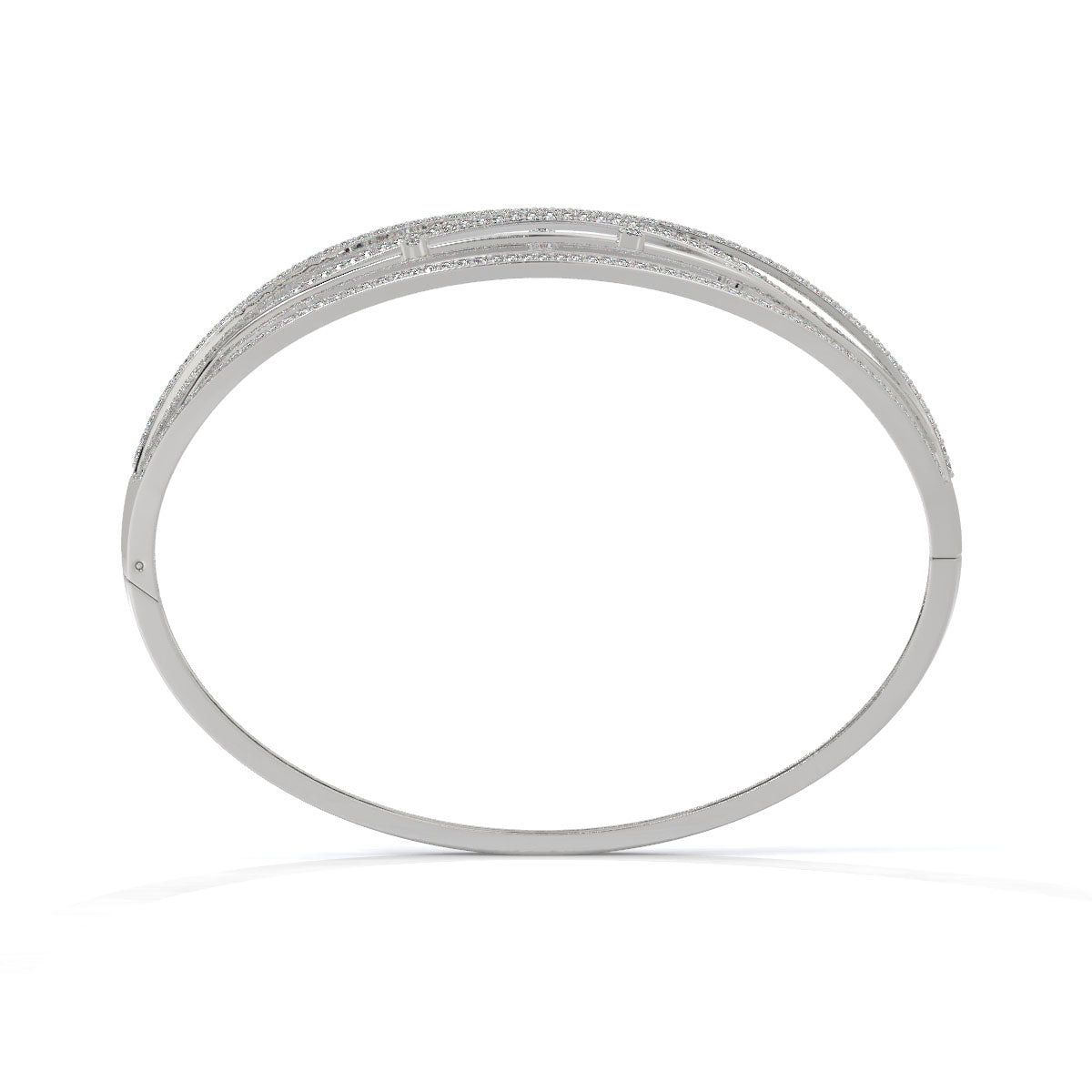 Dazzle Flow Diamond Bangle