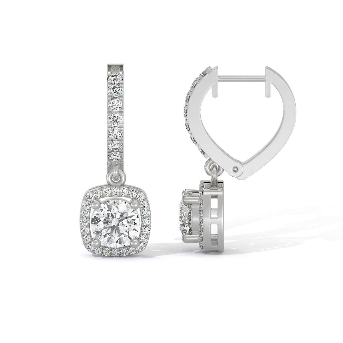 Twinkle Frame Diamond Danglers
