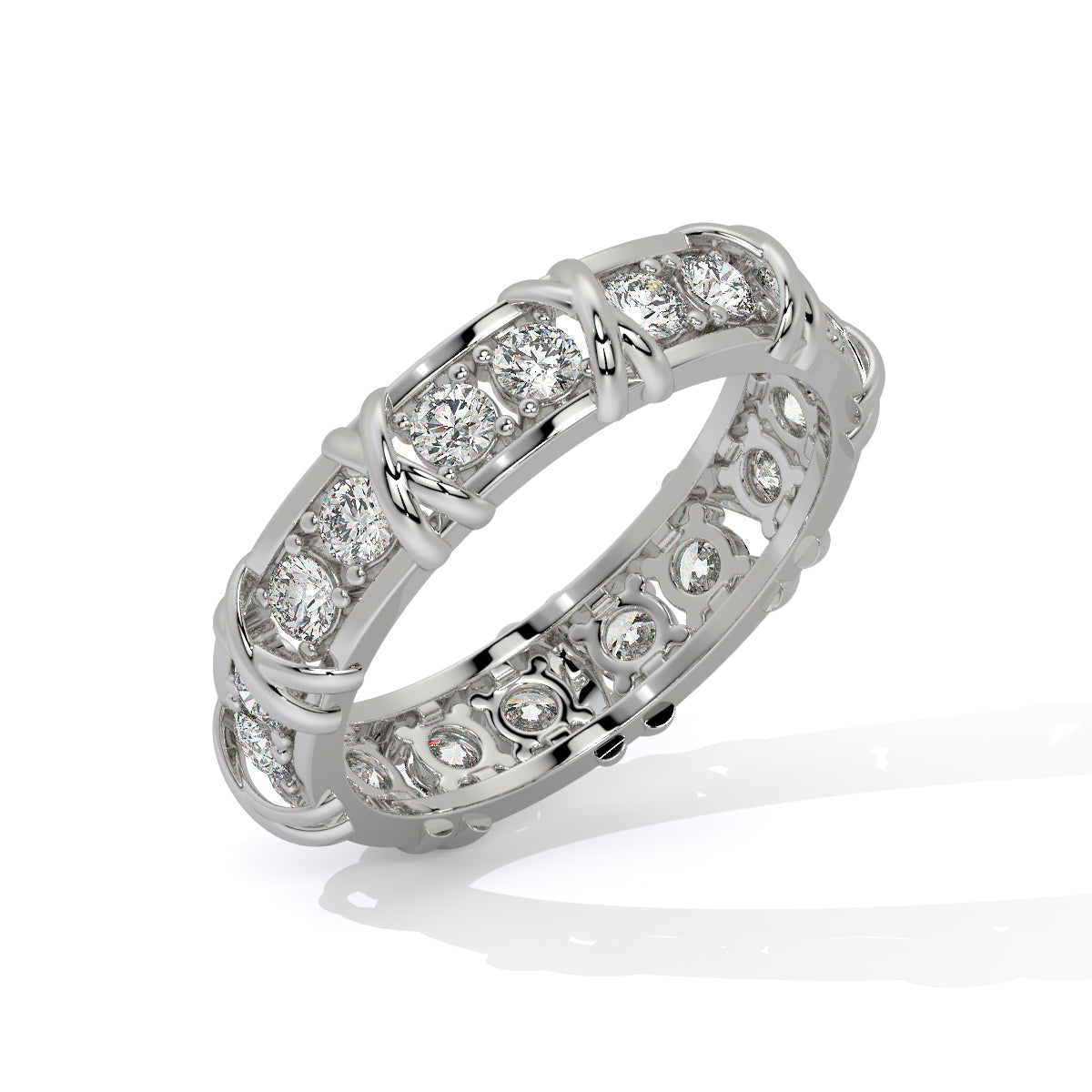 Timeless Two-Tone Diamond Ring