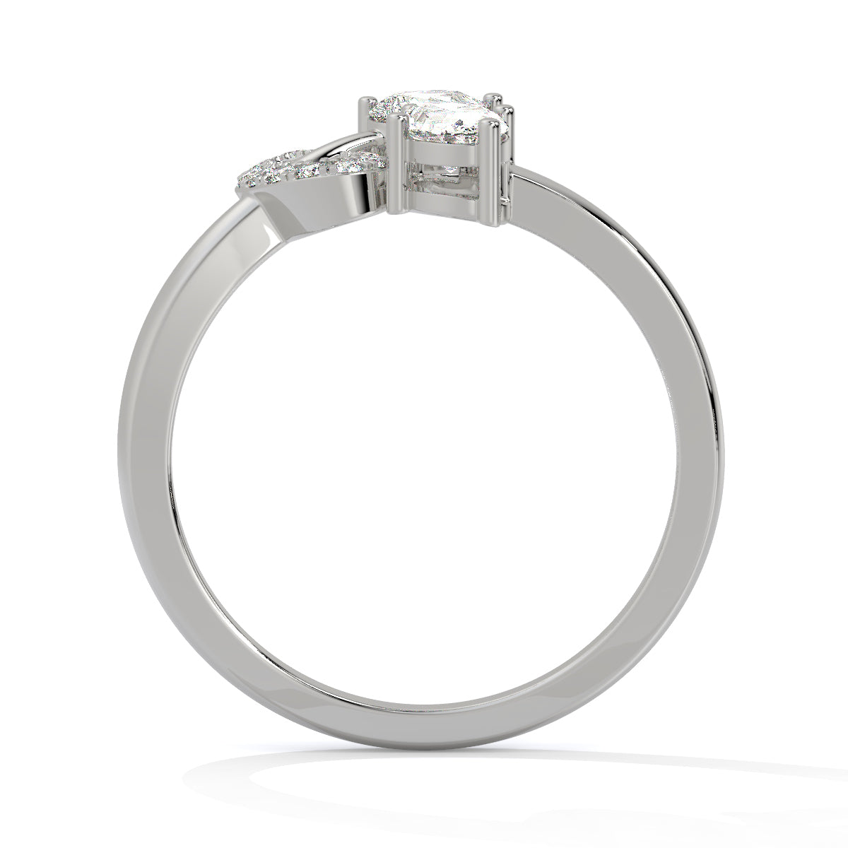 Flora Glint Petal Diamond Ring