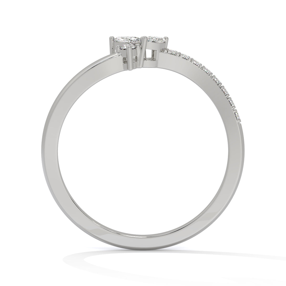 Butterfly Gleam Diamond Elegance Ring