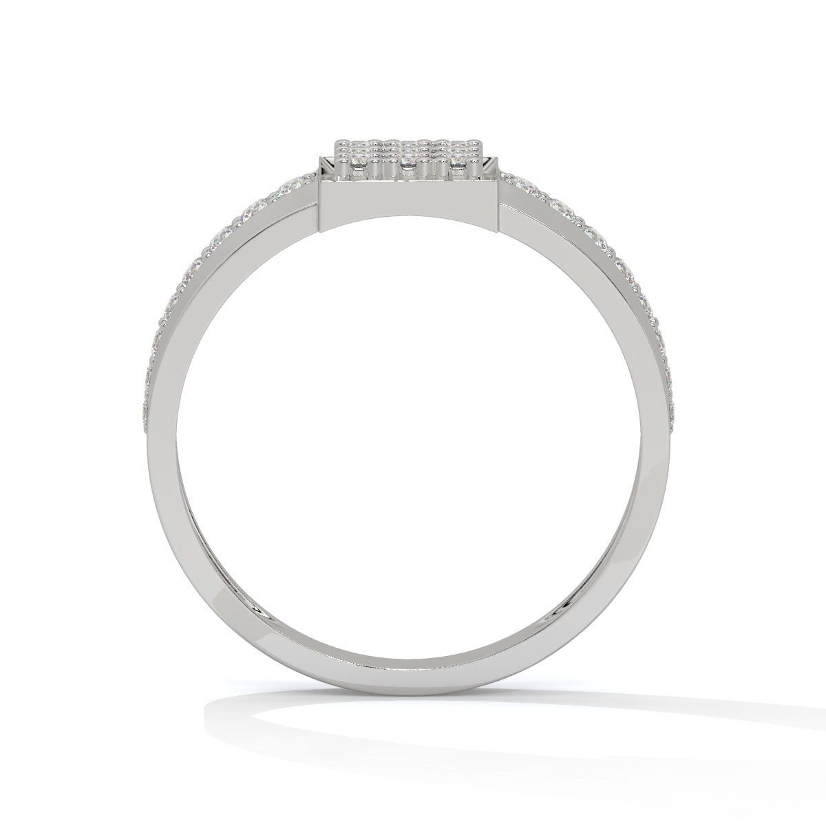 Royal Grid Men's Diamond Ring