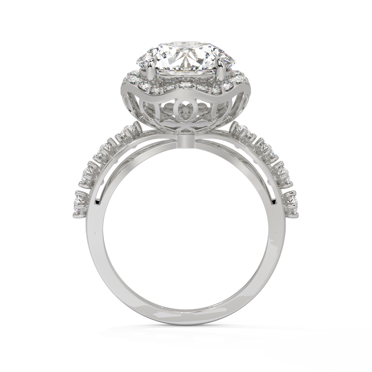 The Empress Portuguese Cut Diamond Ring