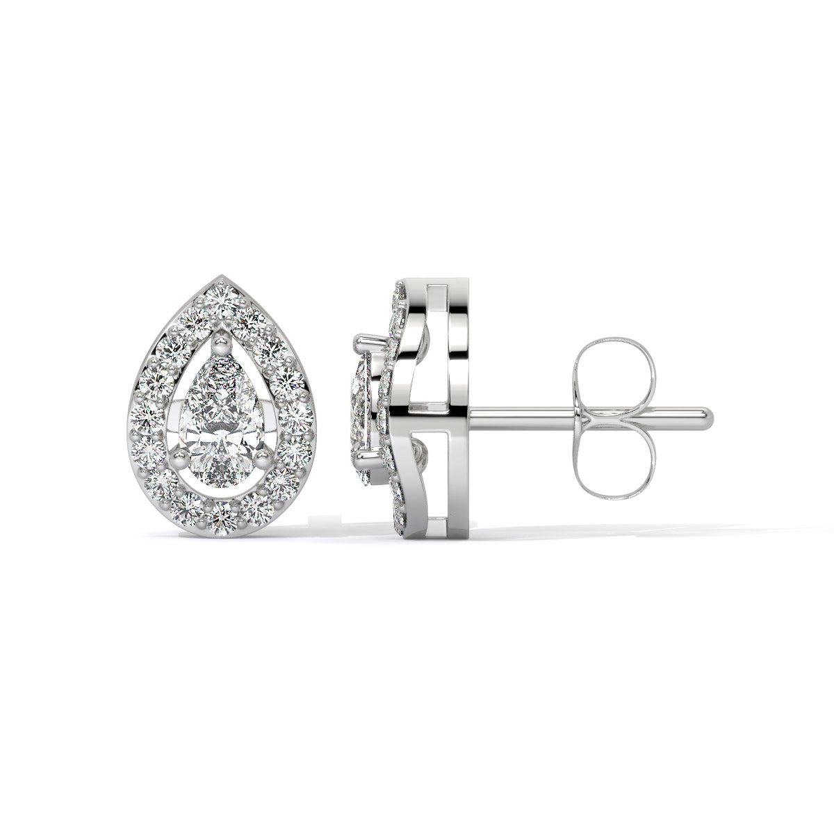 Seraphic Tear Diamond Studs