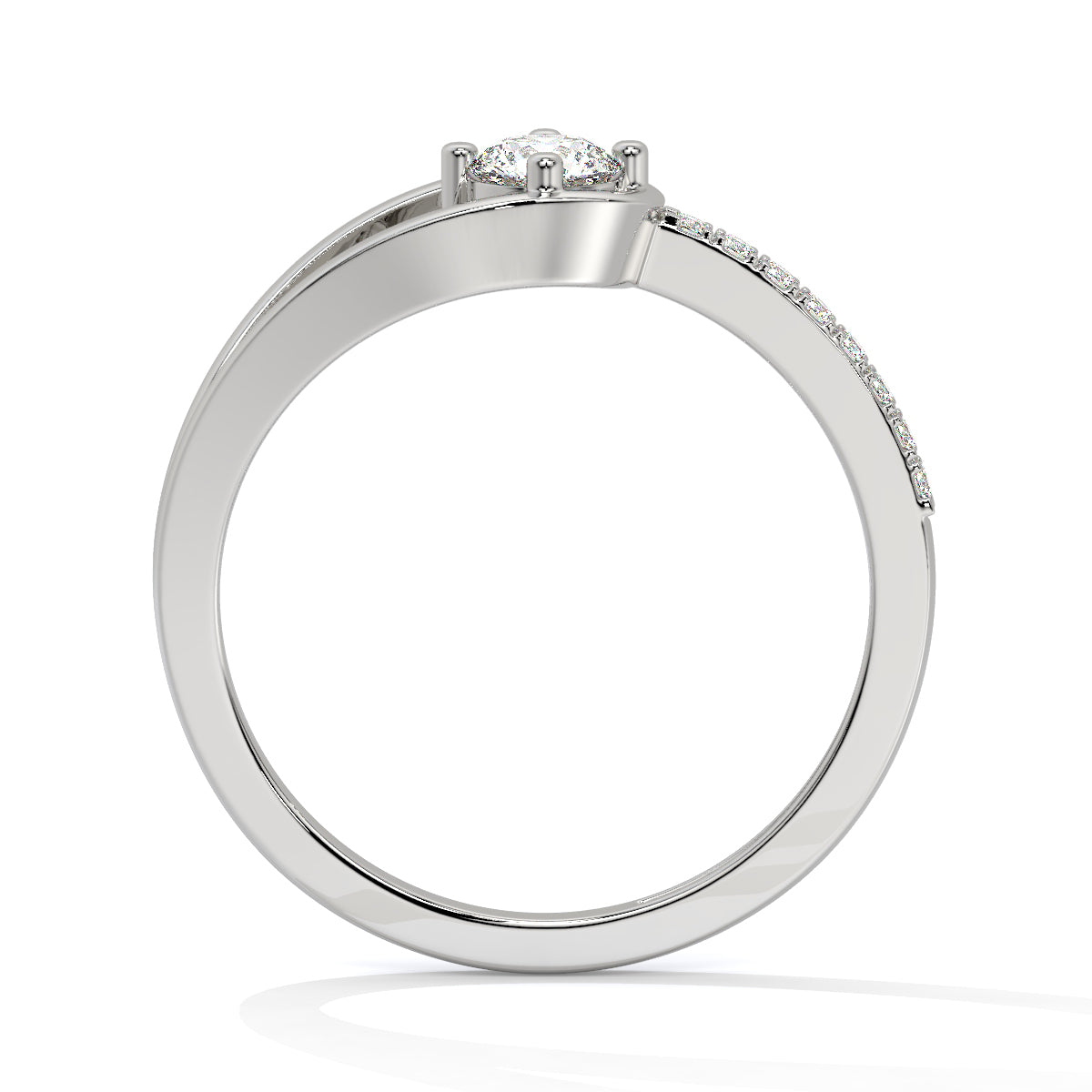 Shimmer Nest Diamond Grace Ring