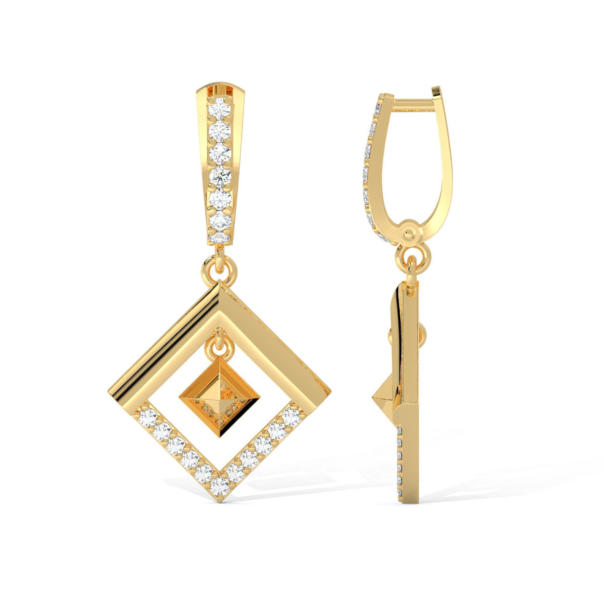 Luminous Layers Diamond Drops