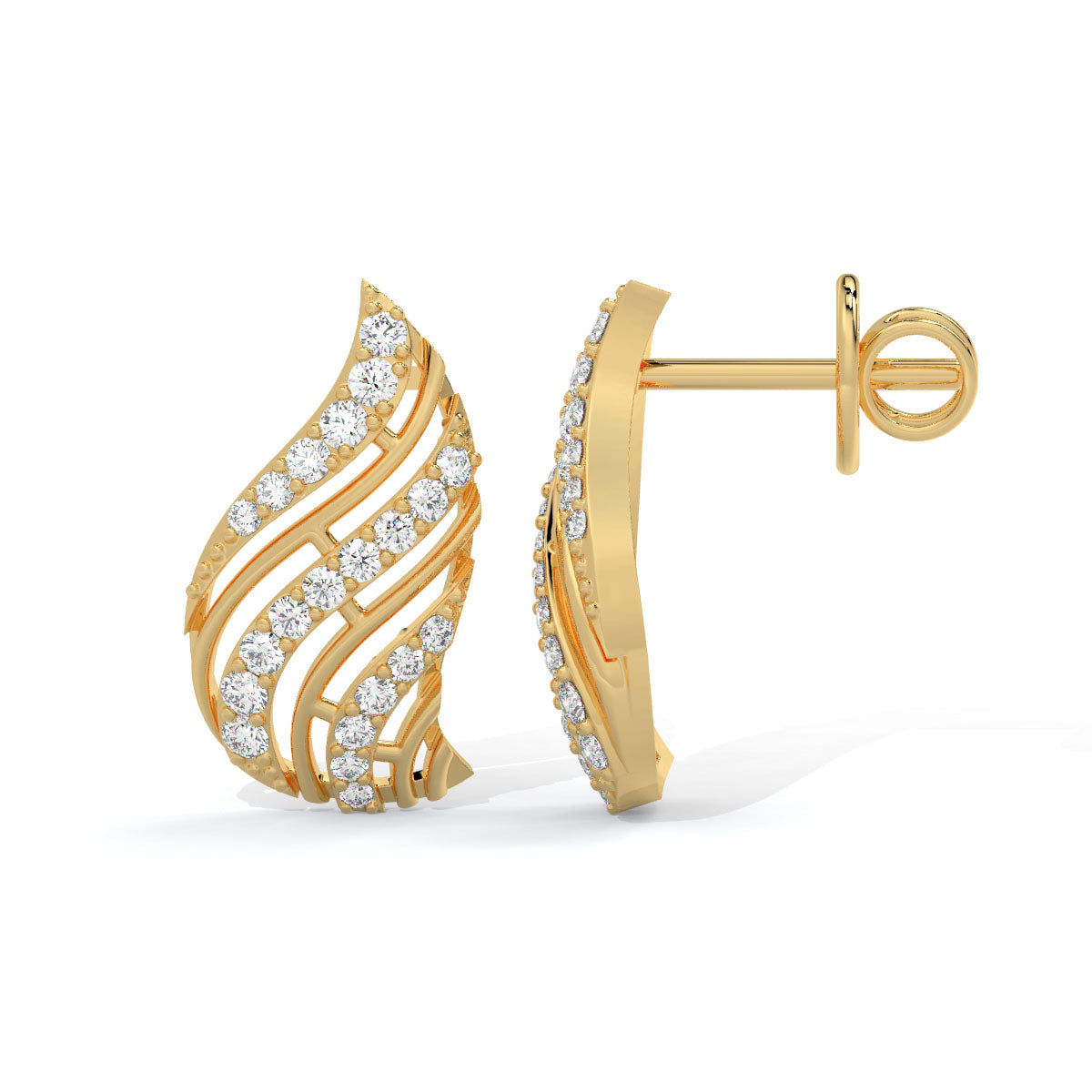 Radiant Cascade Diamond Studs