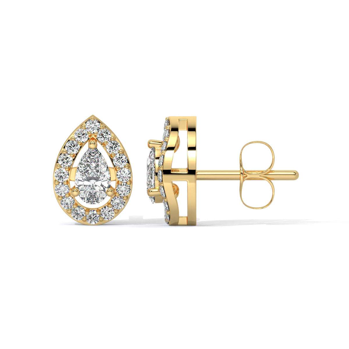 Seraphic Tear Diamond Studs