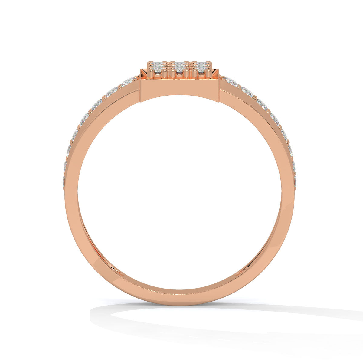 Royal Grid Men's Diamond Ring