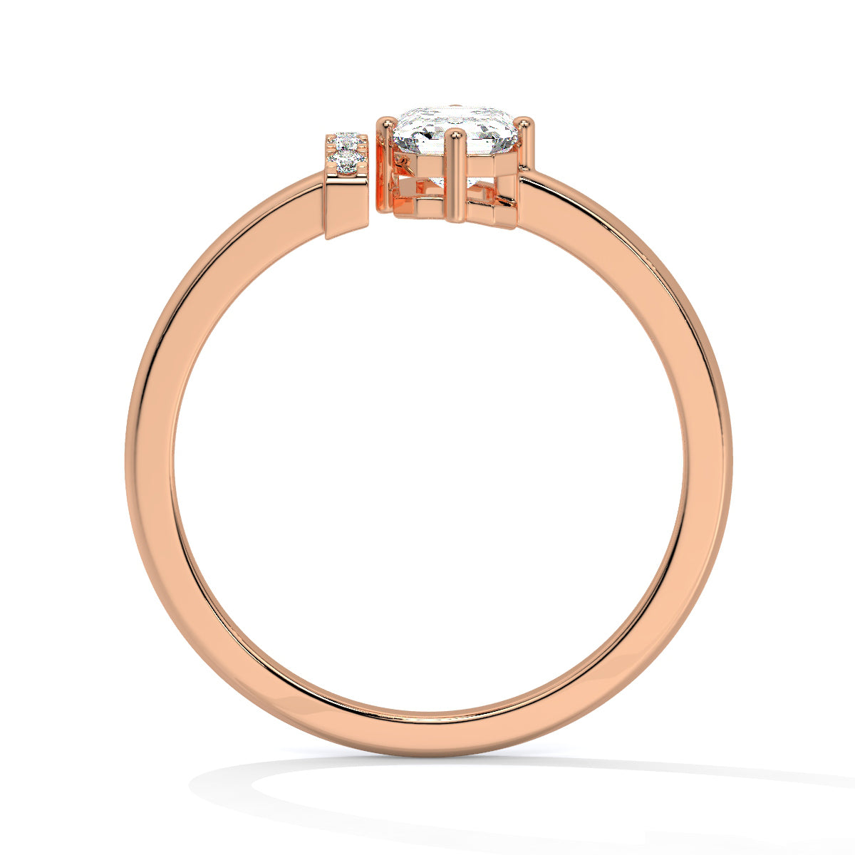 Velvet Radiance Emerald Glow Ring