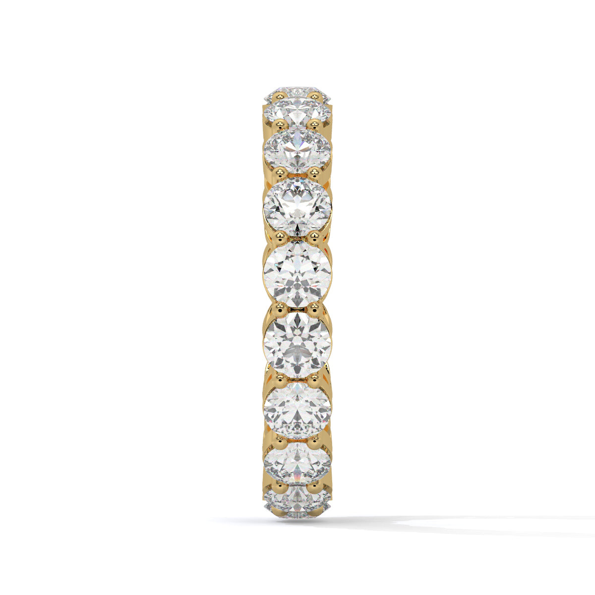 Lustrous Loop Diamond Ring