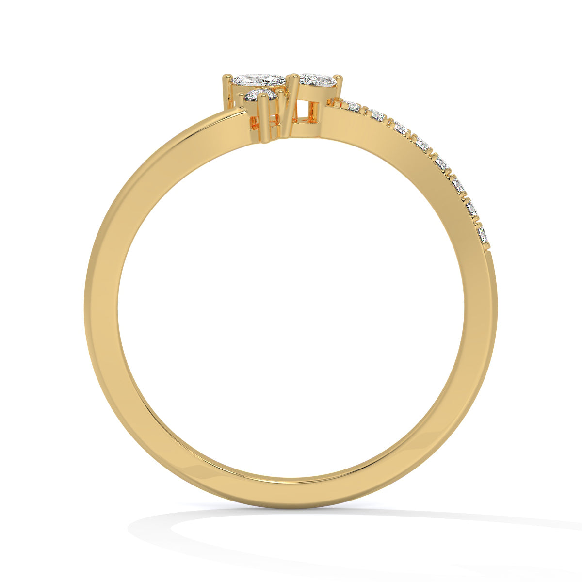 Butterfly Gleam Diamond Elegance Ring