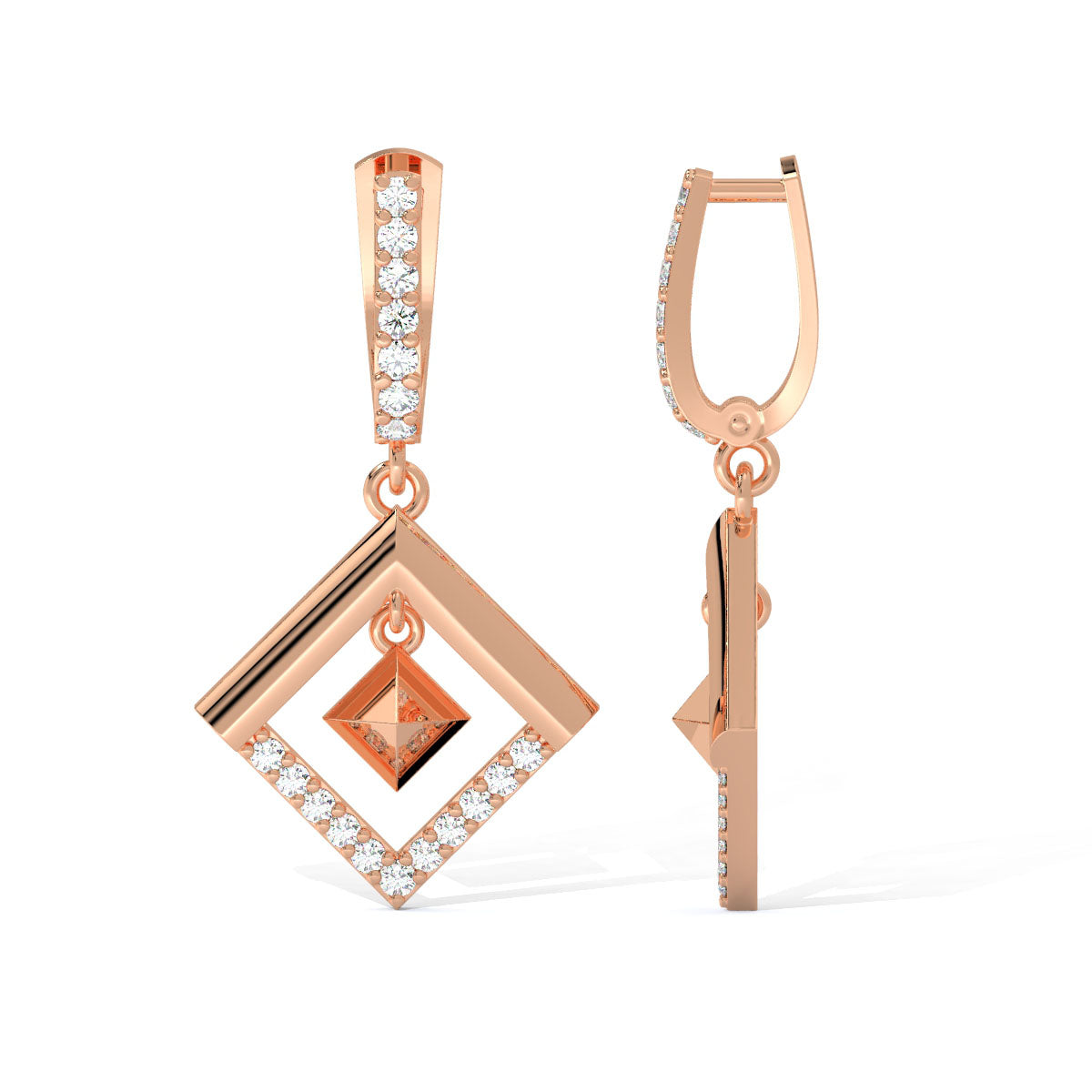 Luminous Layers Diamond Drops