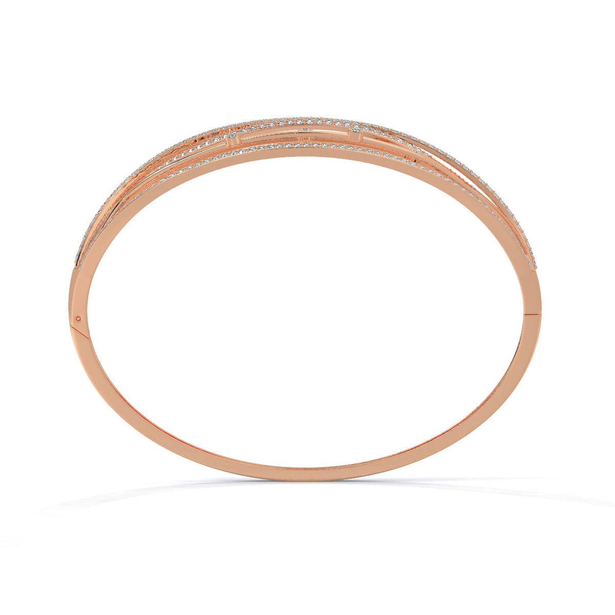 Dazzle Flow Diamond Bangle