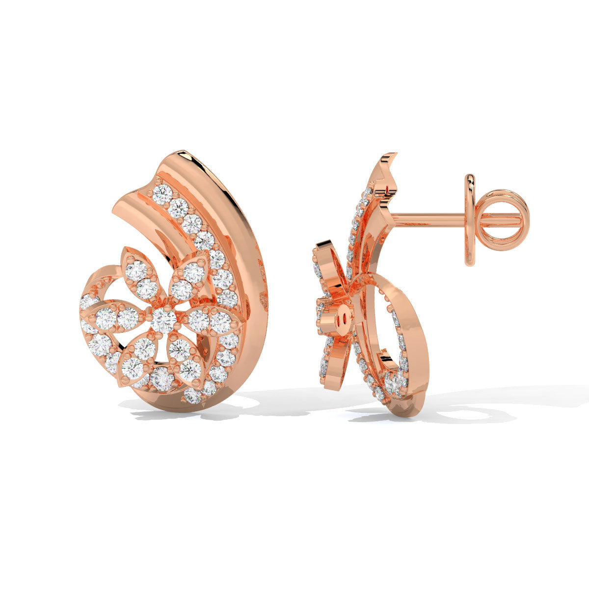 Blooming Radiance Diamond Studs