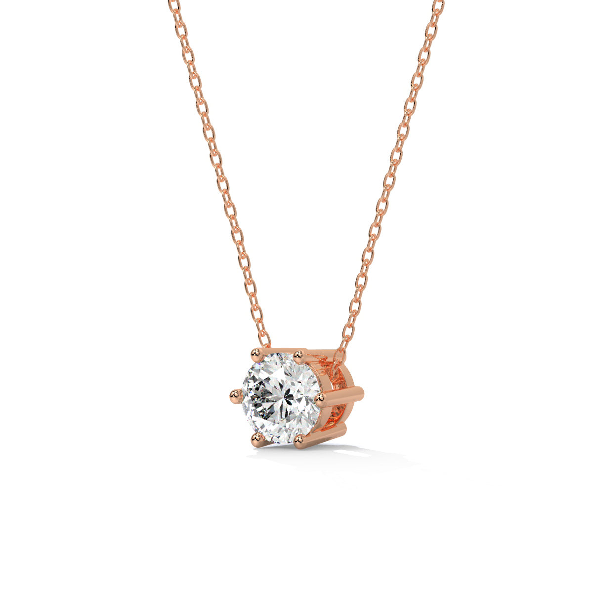 Solitaire Diamond Pendant